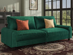 EASE MOOSE 70.6" Velvet Loveseat Sofa, Soft Deep Seat Couches - Image 3