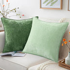 decorUhome Summer Couch Throw Pillow Covers 18x18 Set of 2, Decorative Soft - Image 4