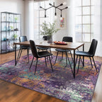 RELEANY Washable 5'x8' Abstract Area Rug - Image 2