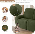 ALIECOM 100% Waterproof Recliner Sectional Couch Covers L Shape Stretch Corner - Image 6