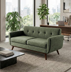Kingfun 65.2" W Loveseat Sofa, Mid Century Modern Decor Love Seat Couches by KINGFUN-Anexcitingoption