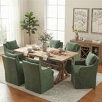 VKNOW Upholstered Dining Chairs Set of 6, Modern Kitchen Chairs Dining Room by VKNOW
