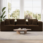 Novilla 106" Modular Sectional Sofa, Modern Cloud Sectional Couch by Novilla