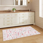 DUKINO 2x4 Rug for Entryway, Animal Washable Runner Rug for Kitchen, Low Pile - Image 9