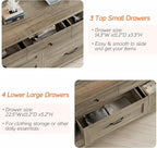 WAMPAT Grey 7 Drawers Dresser for Bedroom, Wide Chest of Drawers Kids Dresser - Image 5