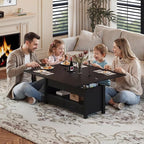 Garvee 40" Coffee Table Lift Top, Converts to Dining Table - Image 2