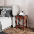 PADMA HOUSE Solid Wood Rectangle Side Table by PADMAHOUSE