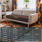 Hokway Couch Cushion Covers Stretch Cushion Covers Sofa Seat Cushion Slipcover - Image 3