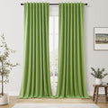 100% Blackout Curtains 84 Inch Length 2 Panels Set by Guken