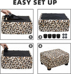CAROLMADE Small Foot Stool Ottoman Footstool - Image 7