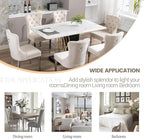 KCC Velvet Dining Chairs Set of 2, Upholstered High-end Tufted Dining Room Chair - Image 7
