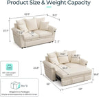 LINSY HOME Sectional Loveseat Sofa - Image 2