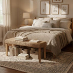Solid Wood Acacia Indoor Bench - Image 8