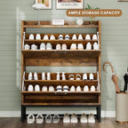GRUSIGN Shoe Cabinet, Shoe Storage Cabinet - Image 3