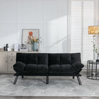 GDFStudio Hayezc Loveseat Sofa, Convertible Sofa Bed, 2-in-1 Folding Modern - Image 3