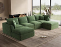 ohllob 140" U Shaped Couch, Cloud Sectional Couches by Ohllob