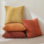 Fancy Homi Set of 4 Boho Fall Decorative Throw Pillow Covers 16x16 Inch - Image 2
