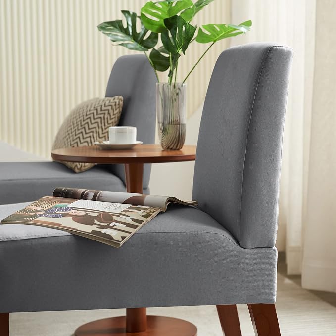 Upholstered Accent Chairs Set - Image 3