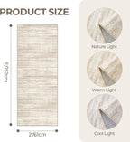 2x5 Rug Runners for Hallways Non Slip, Kitchen Rugs, Nursery Room, Soft Runner - Image 2