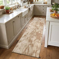 2x8 Tie-dye Beige Runner Rug Washable Non-Slip by Unknown