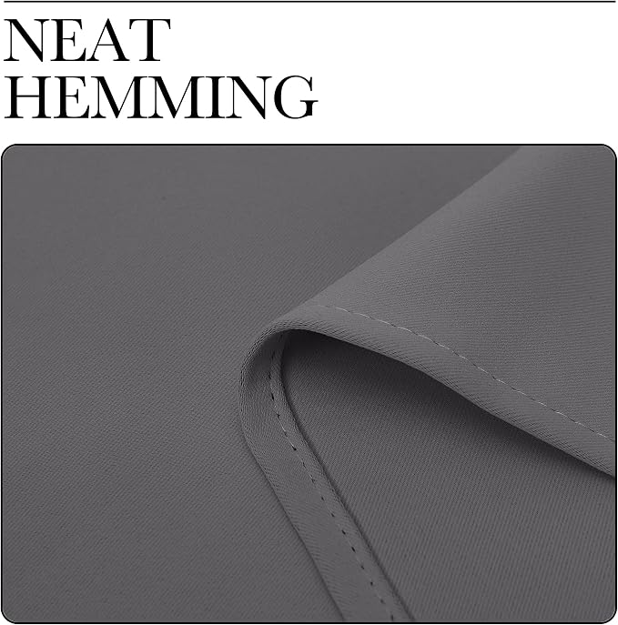 NICETOWN Short Curtains, Home Decoration Thermal Insulated Rod Pocket Blackout - Image 7