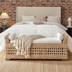 HULALA 56" Rattan Storage Bench by HULALAHOME