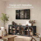BELLEZE Bijou Set of 3 Modular Sideboard Cabinets - Image 3