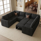 Belffin Modular Sectional Sleeper Sofa Bed - Image 7