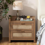 SICOTAS Rattan Nightstand End Table by SICOTAS