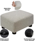 CAROLMADE Small Foot Stool Ottoman Footstool - Image 5