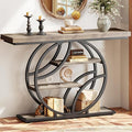 Huuger 47.2 Inch Entryway Table, Industrial Console Sofa Table by Huuger