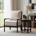 DUHOME Linen Fabric Spindle Accent Chair by DuhomeElegantLifestyle