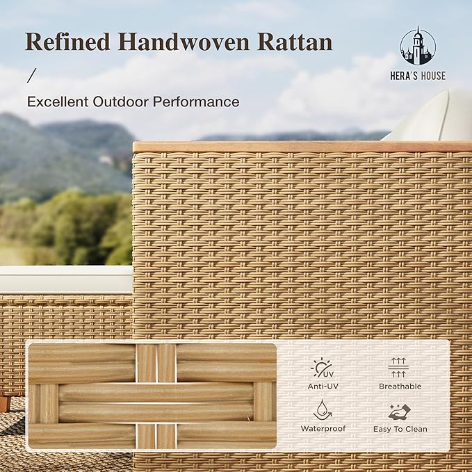 HERA'S HOUSE Small Patio Furniture Set - Image 3