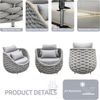 TWT 3 Piece Patio Furniture Set - Image 6