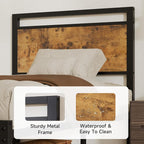 Z-hom Upgraded Twin Bed Frames, Heavy Duty Metal Sturdy Bed Frame Twin Size - Image 4