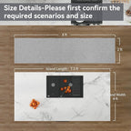 Hallway Runner Rug Extra Long Kitchen Runner Washable Gray 2x8 ft | Boho Woven - Image 2