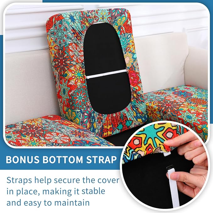Printed Couch Cushion Covers, Sofa Covers Washable - Image 3