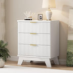 Fluted Dresser for Bedroom by Xixini