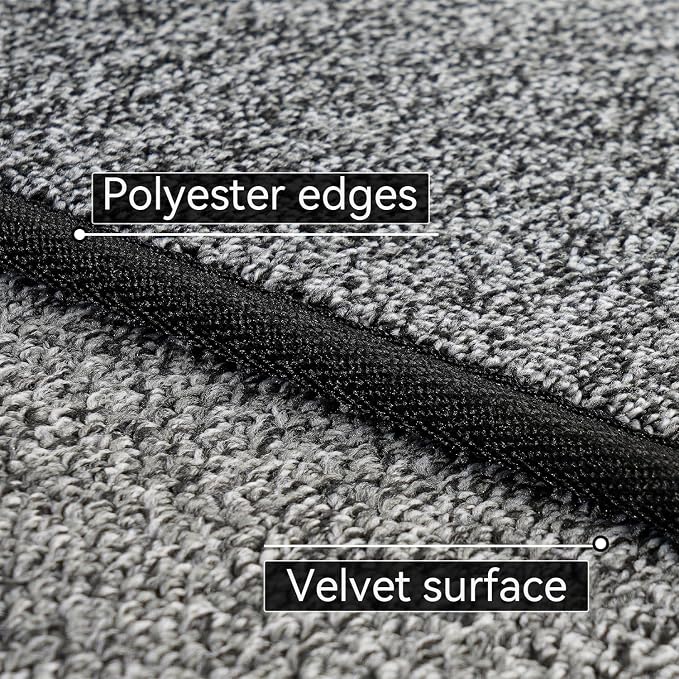 AREDO Door mat with Non Slip Rubber Backing, Washable Soft Floor Carpet - Image 3