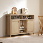 SICOTAS 51" Coffee Bar Cabinet Bar Cart - Image 9
