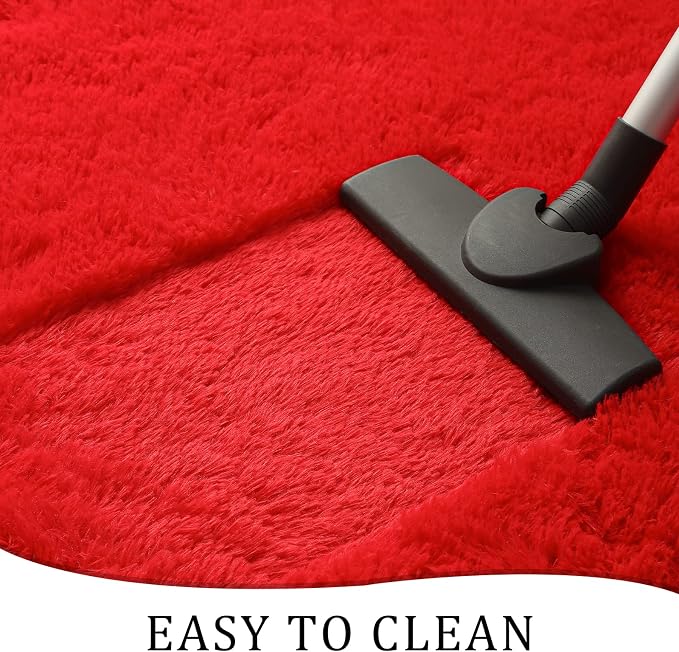Chicrug Soft Runner Rugs for Bedroom Living Room Plush Fluffy Rug 2x6 | Shag - Image 4