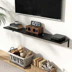 Fun Memories Deep Floating Shelves, 55W x 8D Floating Shelves Set of 2 - Image 2