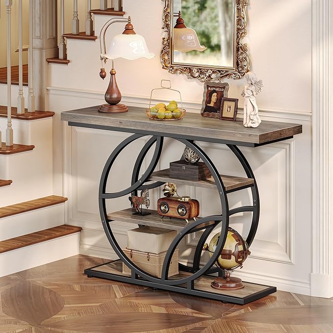 Huuger 41.3 Inch Entryway Table, Modern Console Sofa Table, Accent Table - Image 4