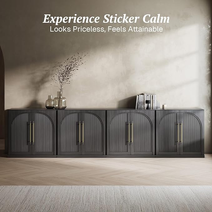 BELLEZE Set of 4 Modular Sideboard - Image 4