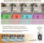 HedoAjim LED Coffee Table with Lights - Image 4