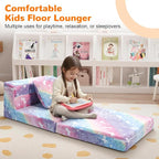 MeMoreCool Glow Rainbow Unicorn Tri-fold Sofa Bed - Image 3