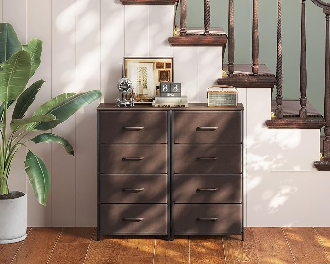 AODK Dresser for Bedroom with 4 Storage Drawers, Small Dressers Chest of - Image 8