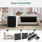 HONBAY Convertible Sectional Sofa - Image 5