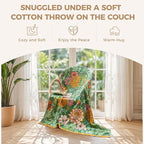 LUTBM Boho Throw Blanket for Couch Sofa Chair Summer Cotton Blankets for - Image 3