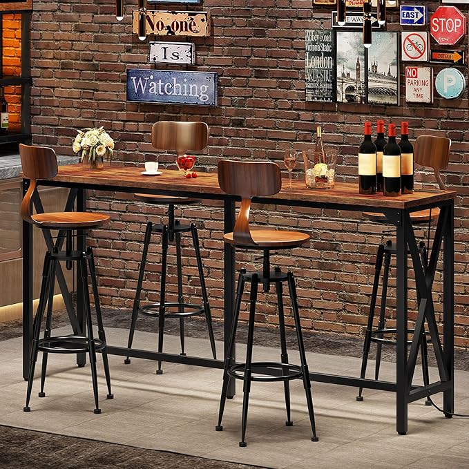 CHOEZON 63'' Bar Table, Kitchen Dining Table by Choezon